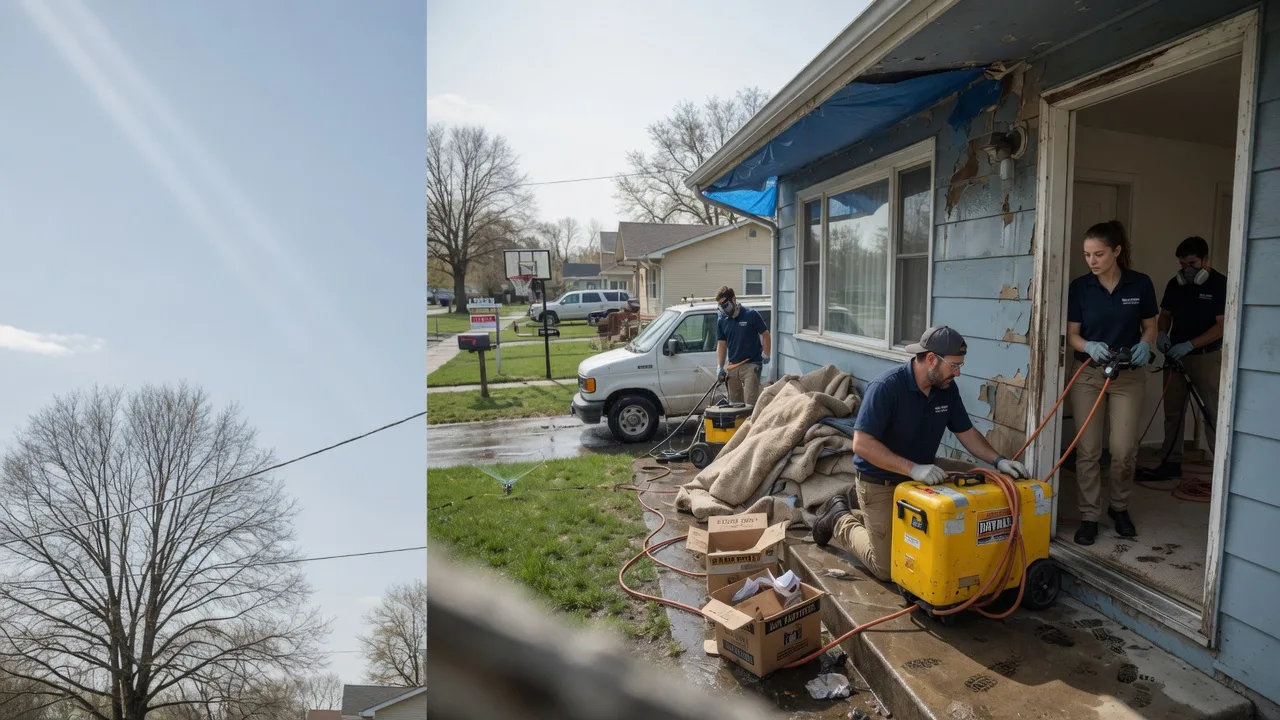 Basement Flood Cleanup in New Salem, IL near me
